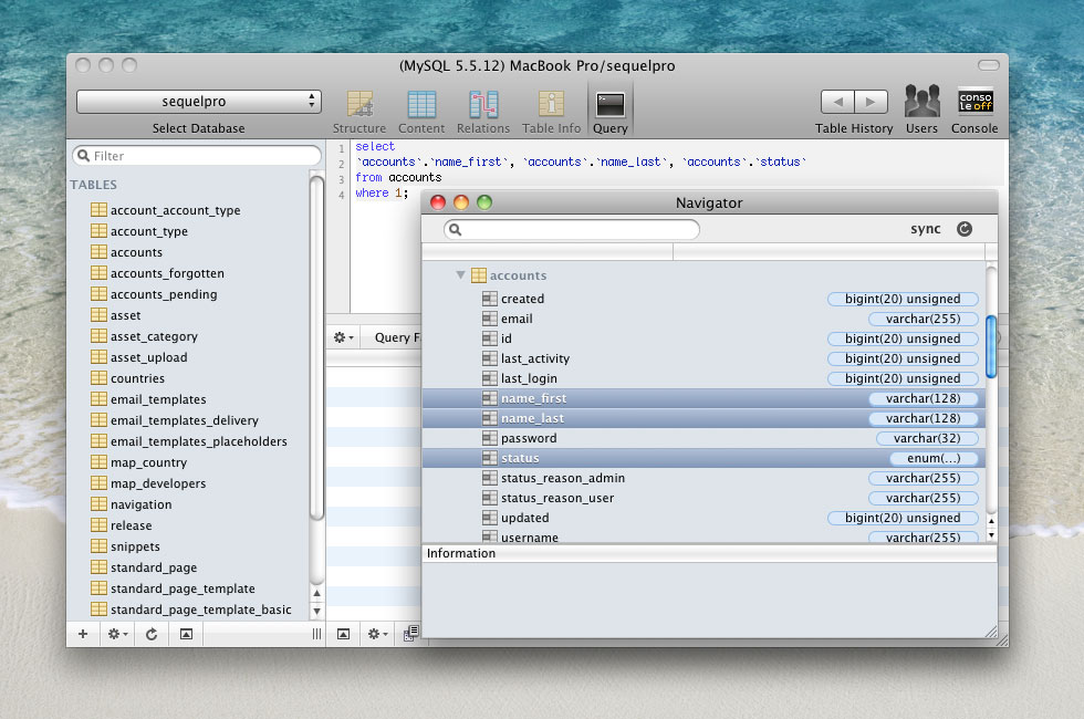 mysql for mac